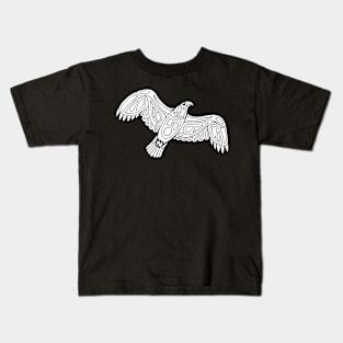 Native Inspired Bald Eagle Kids T-Shirt